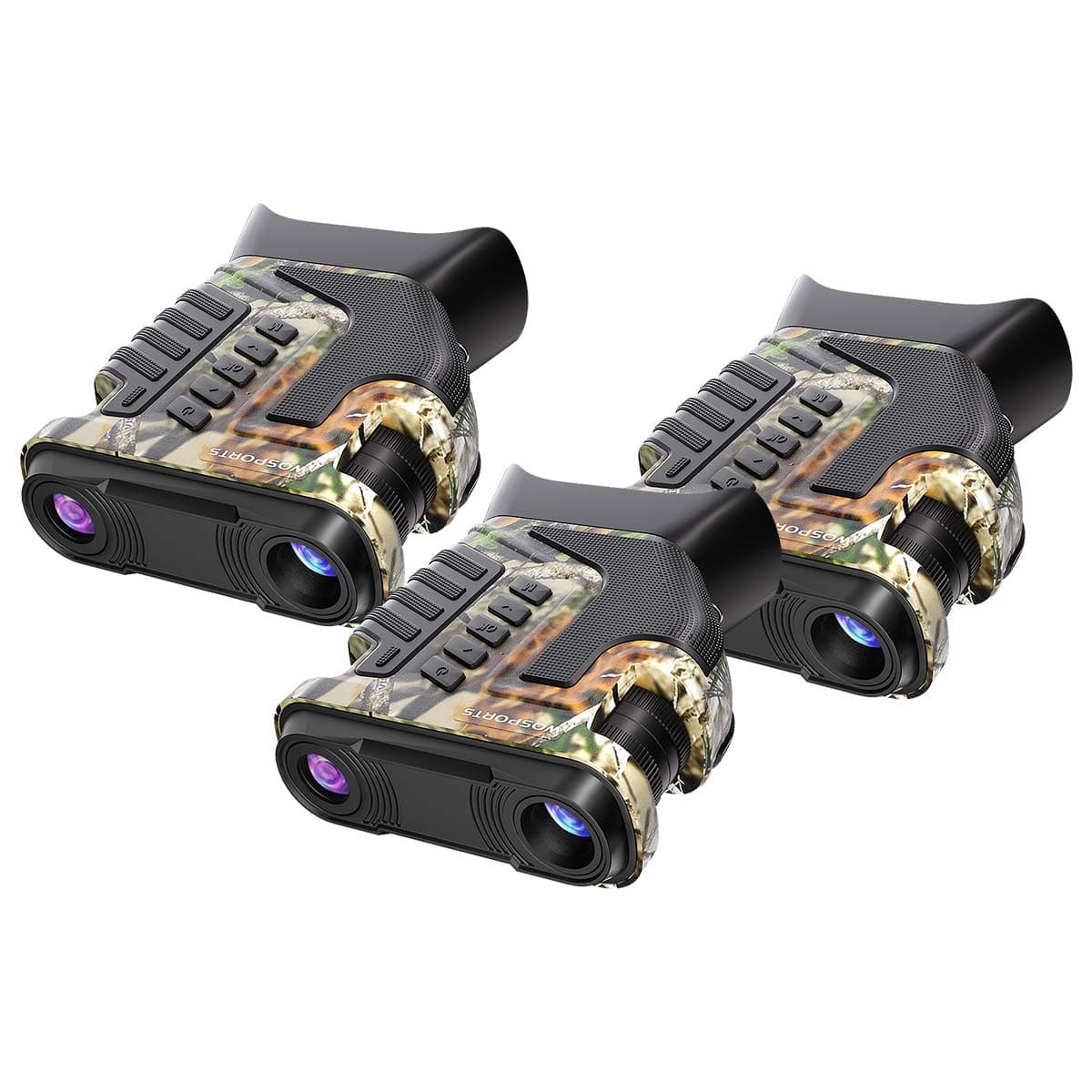 WOSPORTS NV400 Night Vision Binoculars (3-Pack)