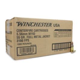 Winchester USA 5.56 M193 (1,000 Rounds)